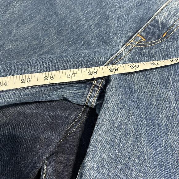 SLVRLAKE Jeans Womens 28 Blue Stella Straight Leg Claremont Wash Made USA Denim - Picture 9 of 13